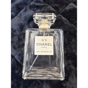 Vintage Chanel No.5 L'Eau 3.4oz Bottle Collectible Display